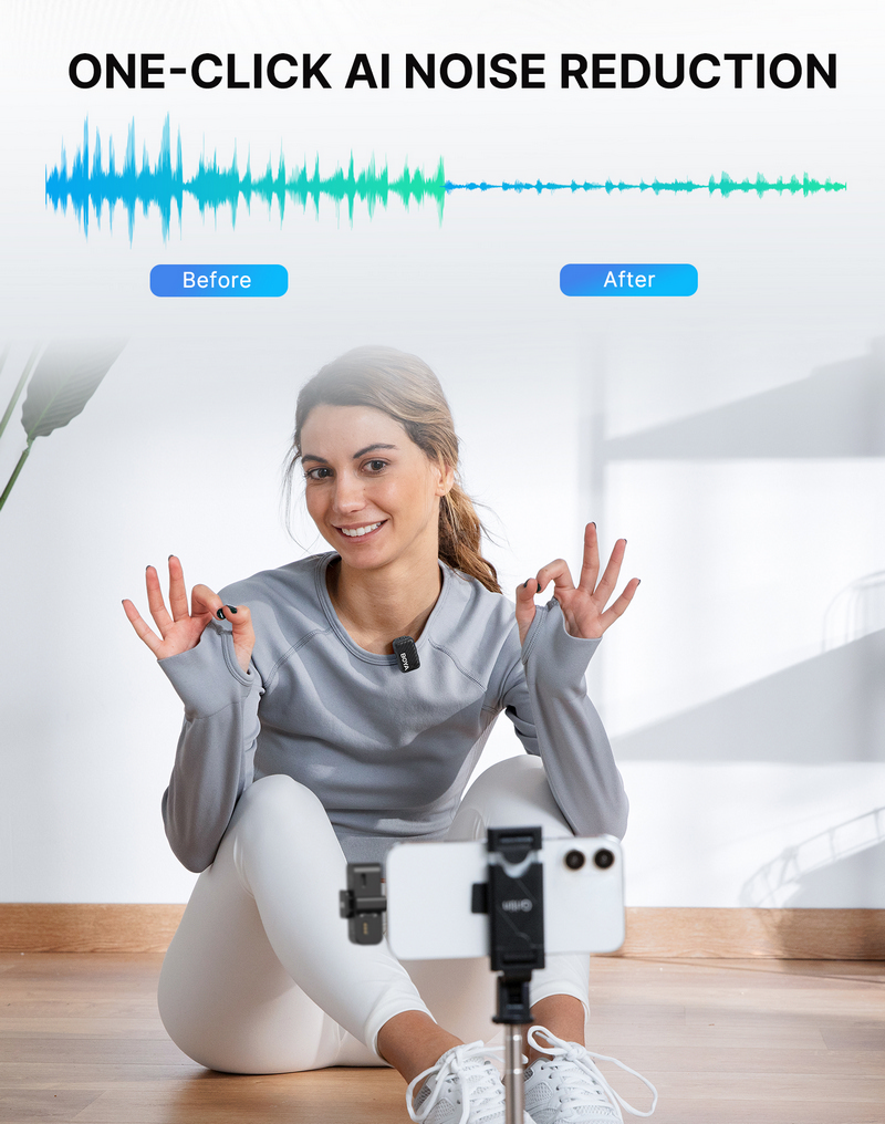 BOYAMIC 2 World's 1st AI-Powered Mini Wireless Microphone by  in  - EC MALL