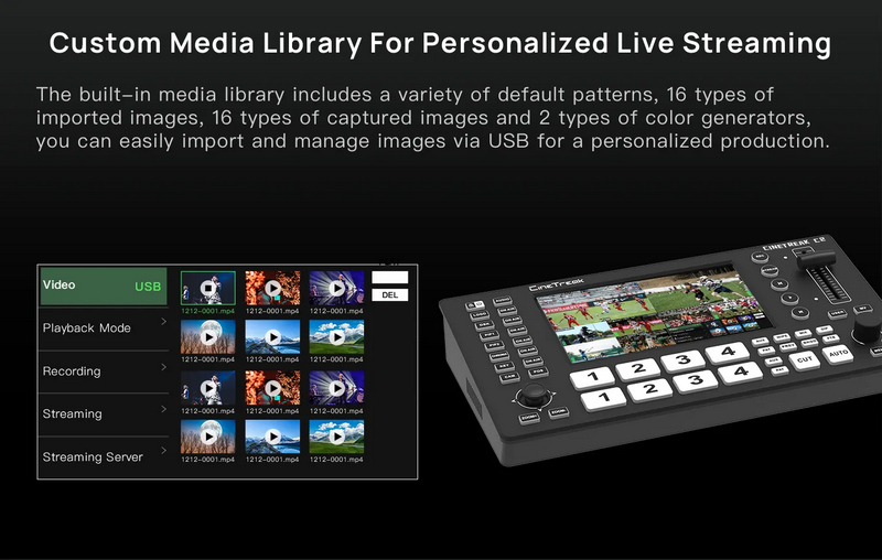 CineTreak C2S Video Switcher by  in  - EC MALL
