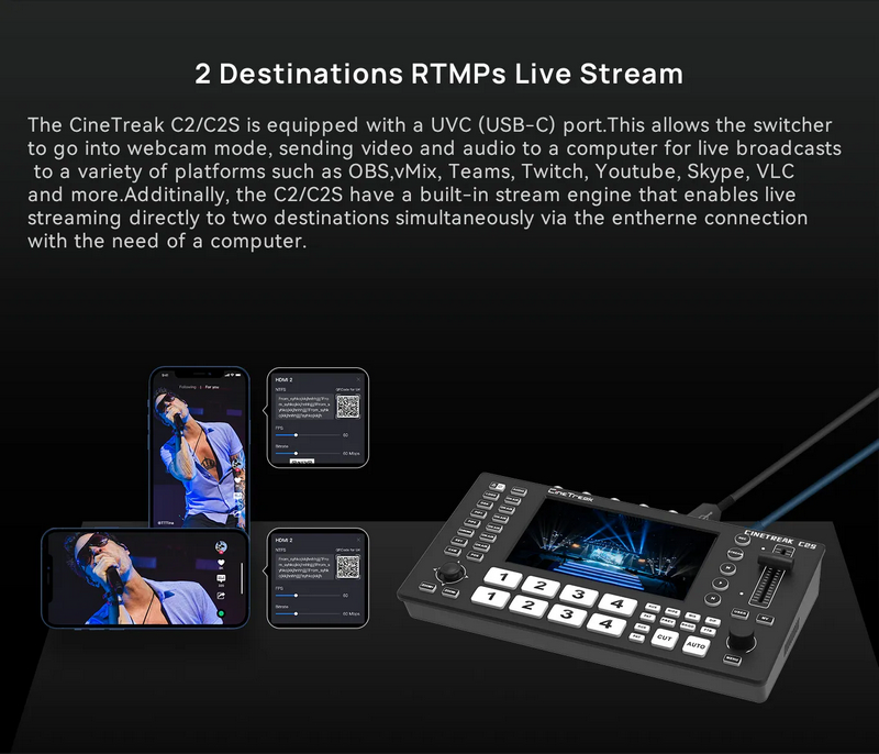 CineTreak C2S Video Switcher by  in  - EC MALL