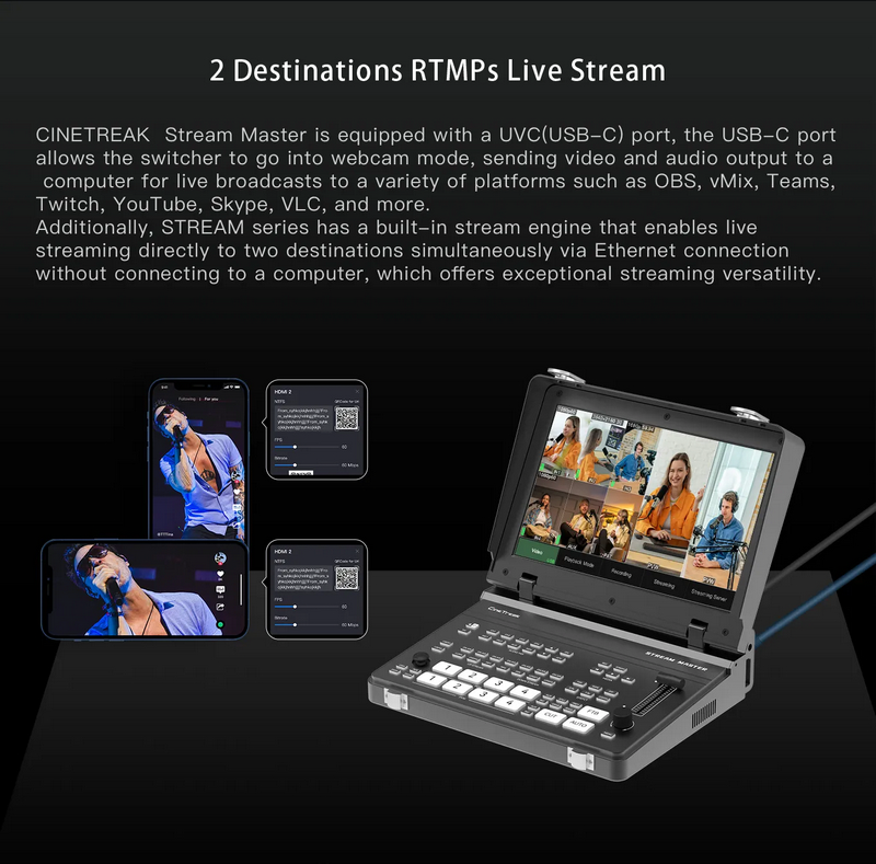 CineTreak Stream Master Video Switcher by  in  - EC MALL