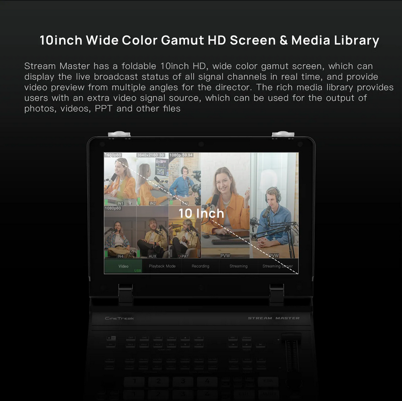 CineTreak Stream Master Video Switcher by  in  - EC MALL