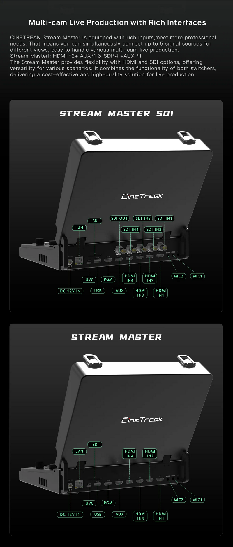 CineTreak Stream Master Video Switcher by  in  - EC MALL