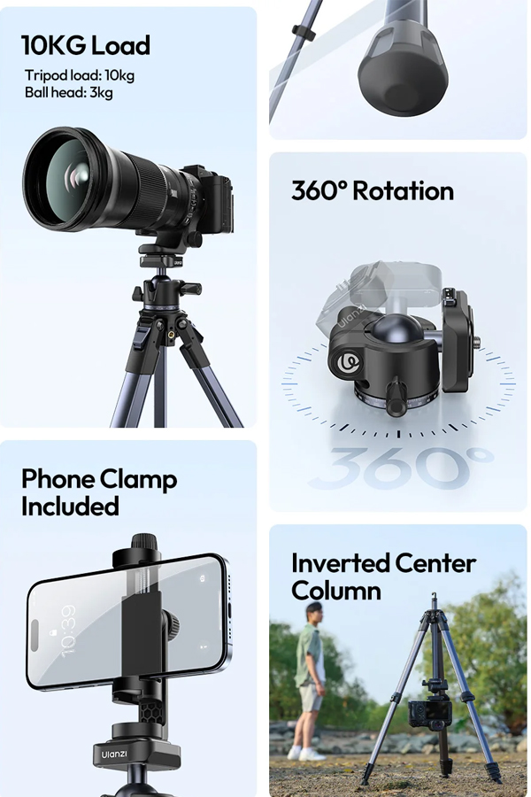 Ulanzi OMBRA II Travel Tripod by  in  - EC MALL