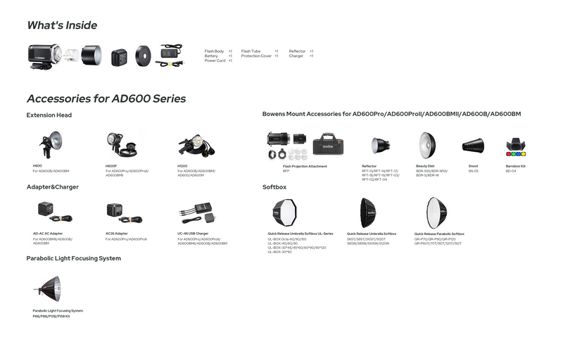 Godox AD600BM II Witstro Manual All-In-One Outdoor Flash by  in  - EC MALL