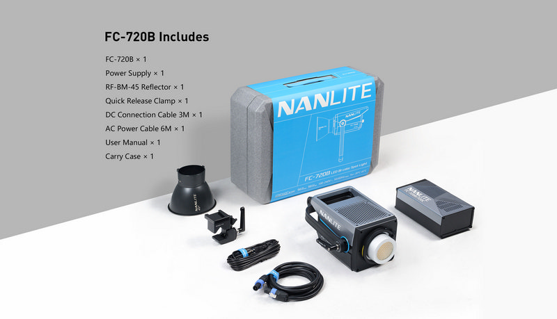 Nanlite FC-720B LED Bi-Color Spotlight by  in  - EC MALL