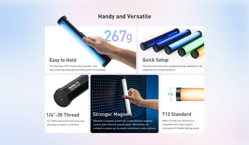 Nanlite PavoTube II 6CP RGB LED Tube Light by  in  - EC MALL