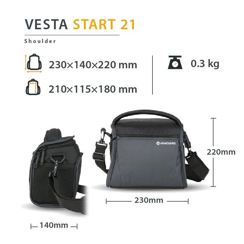 Vanguard Vesta Start 21 Bag by  in  - EC MALL