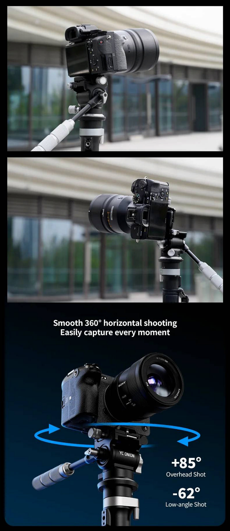 YC Onion Tako Nano Monopod & FX50 Fluid Head by  in  - EC MALL