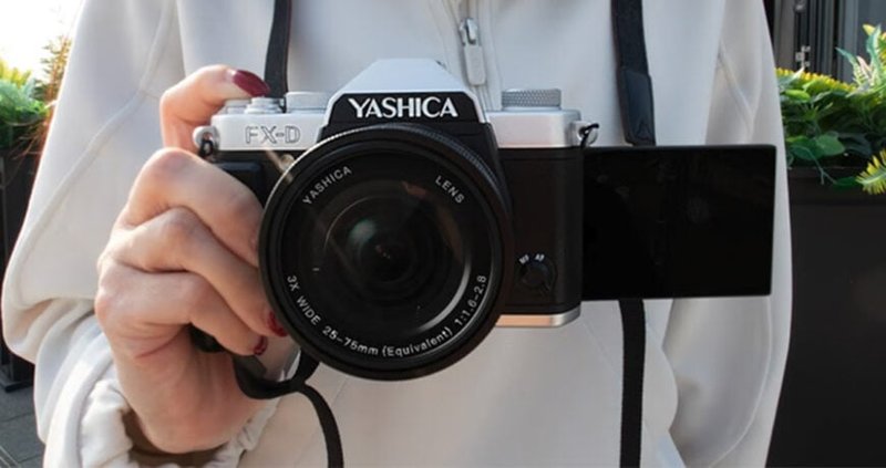 YASHICA FX-D 100 Digital Film Simulation Camera by  in  - EC MALL