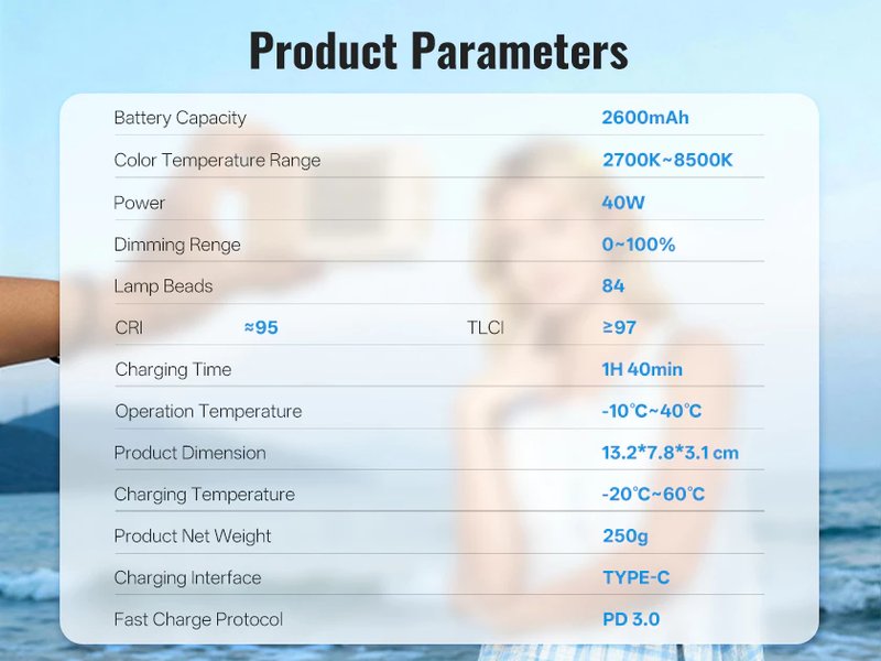 Zhiyun Fiveray M40 SE Powerful Pocket Light by  in  - EC MALL