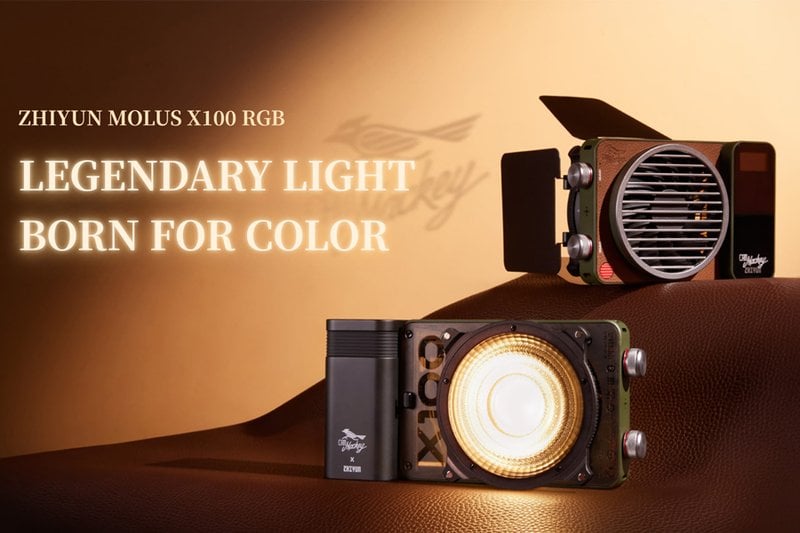 Zhiyun MOLUS X100 RGB COB Light by  in  - EC MALL