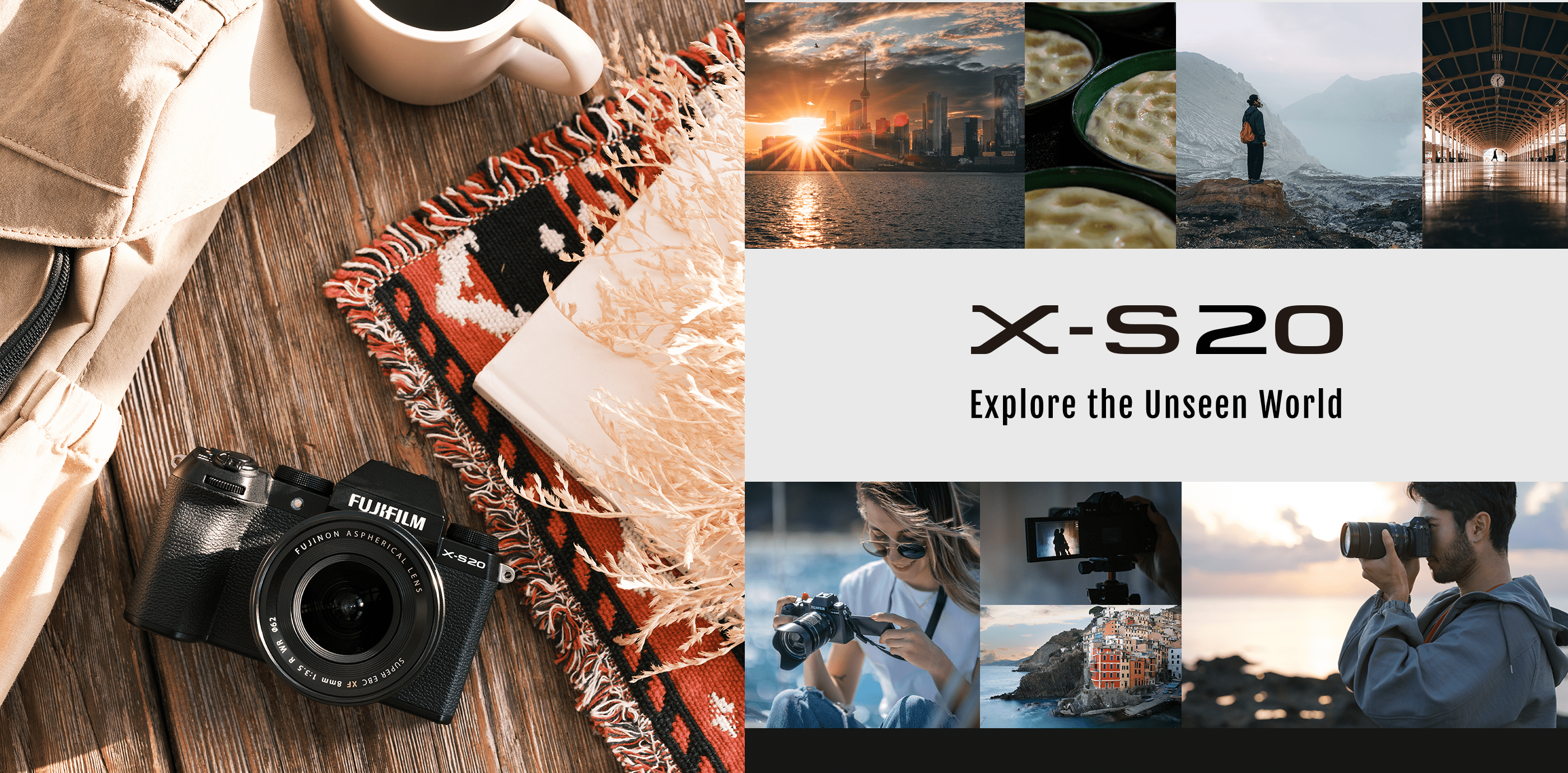 Fujifilm X-S20 ″EXPLORE THE UNSEEN WORLD” กล้องรุ่นใหม่คู่ใจชาว Content Creators และ Vlogger ตัวเทพทั้งภาพและวีดีโอ