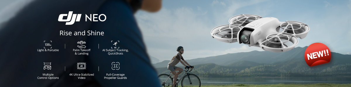 DJI Neo - โดรนเซลฟี่พกพาได้ที่มาพร้อมการถ่าย 4K