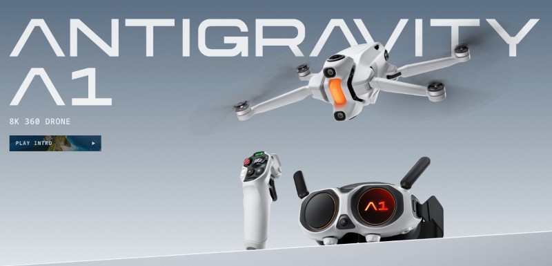 Antigravity A1 – โดรน 360° ตัวแรกของโลก ภายใต้ปีกของ Insta360