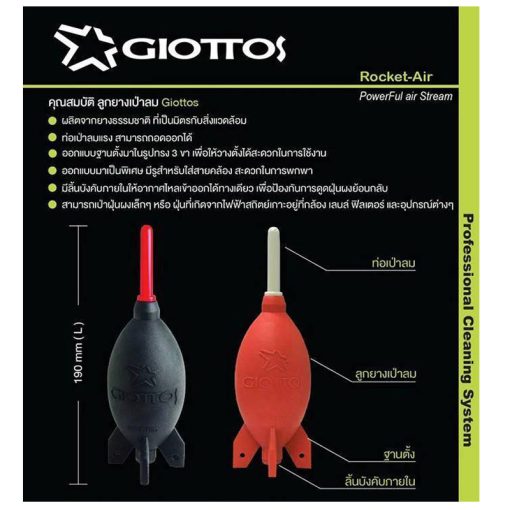 Giottos Air Blower ลูกยางเป่าลม - Image 3