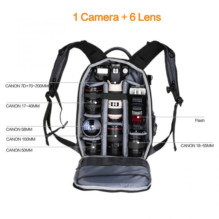 K&F Concept 13.044 Rucksack Waterproof Backpack - Image 9