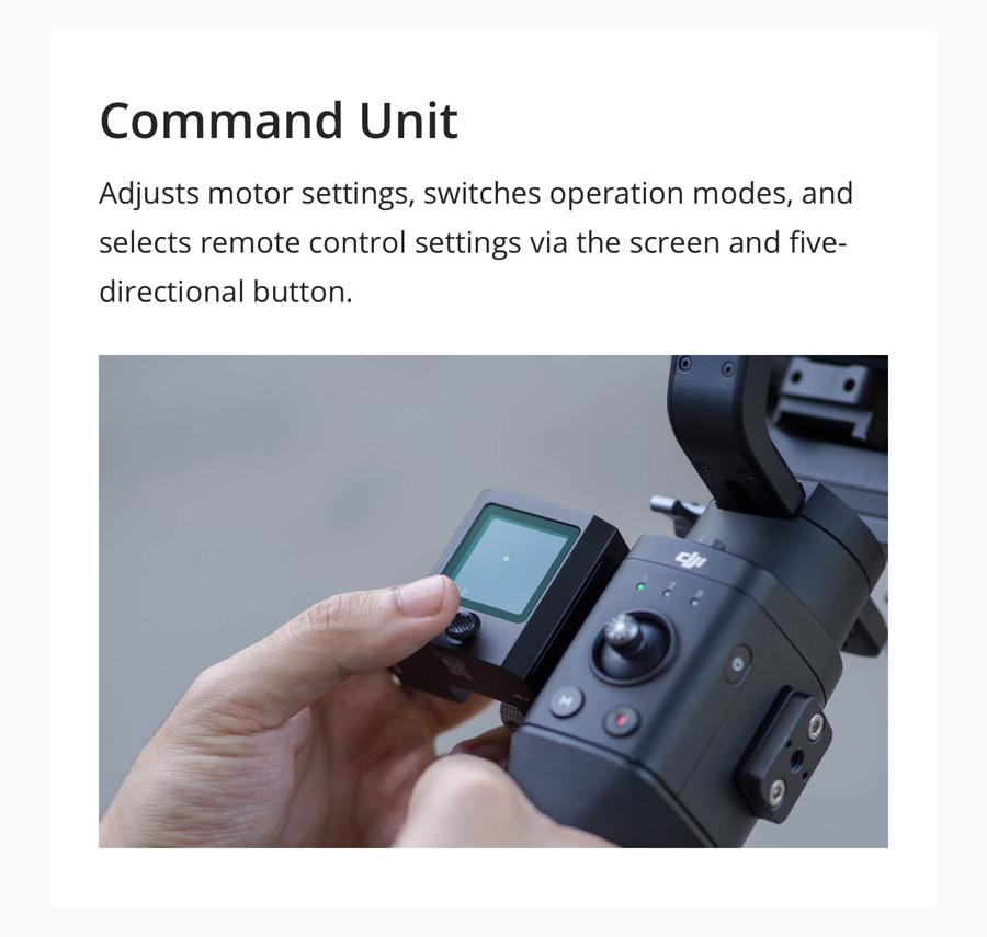 Ronin sc remote control deals