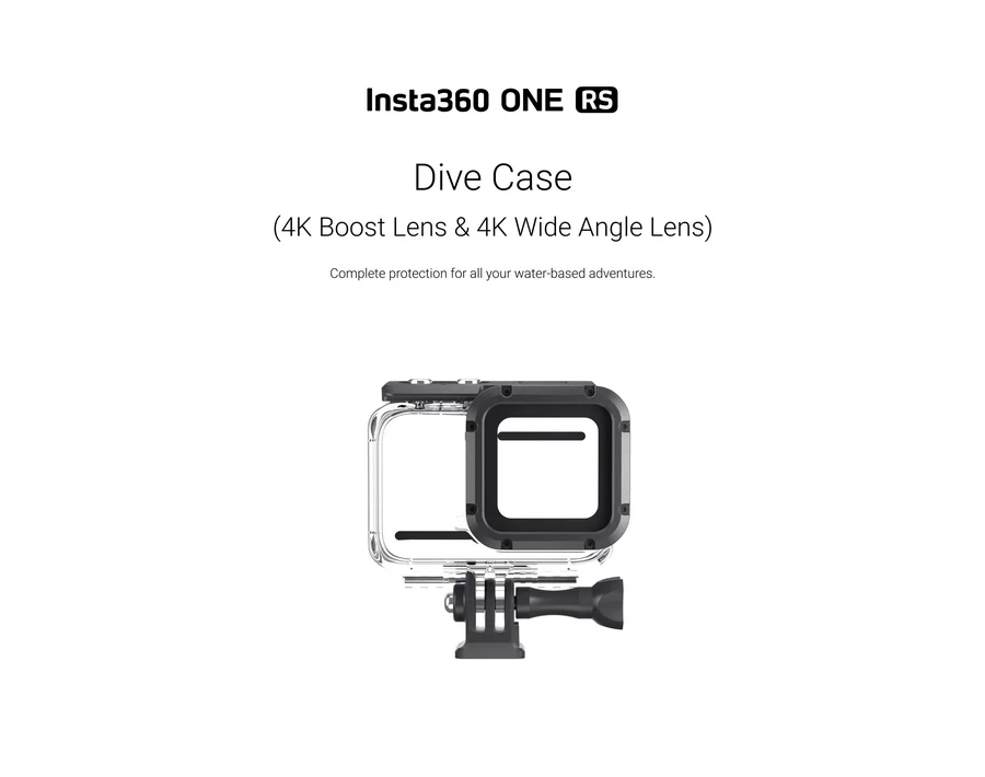 Insta360 ONE RS,R Dive Case For 4K Boost Lens & 4K Wide Angle Lens-Detail1