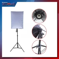 ชุดไฟสตูดิโอ-Light-Softbox-50x70cm-With-E27-1-Holder+Light-Stand-210cm