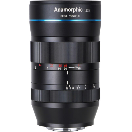 Sirui 75mm f/1.8 1.33x Anamorphic Lens