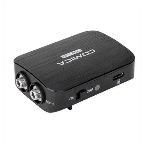 Comica DUAL.LAV D03 Dual-head Detachable&Multi-functional Lavalier Microphone (For Camera, Smartphone)