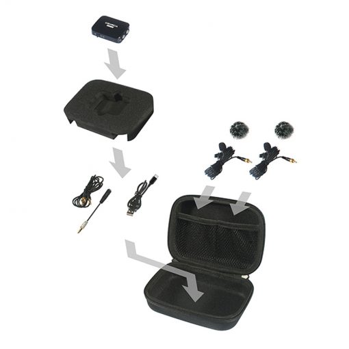 Comica DUAL.LAV D03 Dual-head Detachable&Multi-functional Lavalier Microphone (For Camera, Smartphone) - Image 9