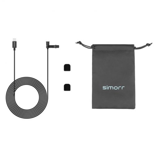 Simorr 3453 Wave L1 Lightning Lavalier Microphone - Image 3