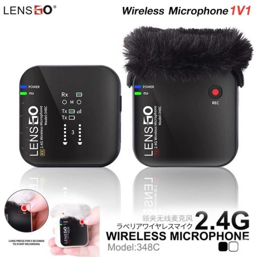 Lensgo 348C-1V1 Wireless Microphone 2.4G