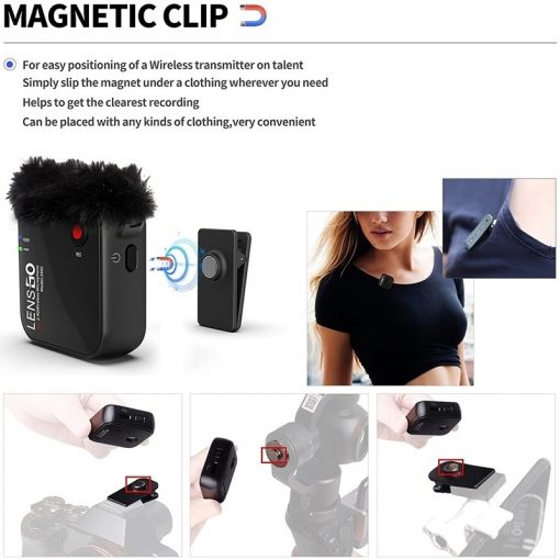 Lensgo 348C-1V1 Wireless Microphone 2.4G - Image 2