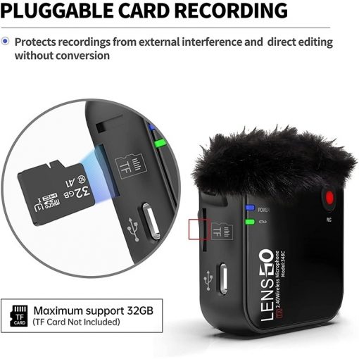 Lensgo 348C-1V2 Wireless Microphone 2.4G - Image 8