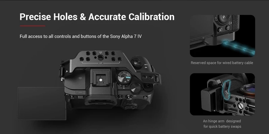 SmallRig 3668 Basic Kit for Sony Alpha 7 IV,Alpha 7S III-Discription2