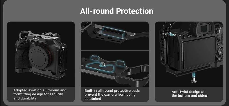 SmallRig 3668 Basic Kit for Sony Alpha 7 IV,Alpha 7S III-Discription4