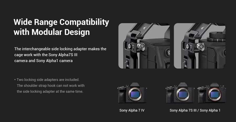 SmallRig 3668 Basic Kit for Sony Alpha 7 IV,Alpha 7S III-Discription5