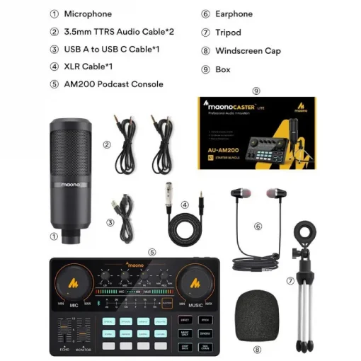 Maono AU-AM200-S1 Starter Bundle description-1