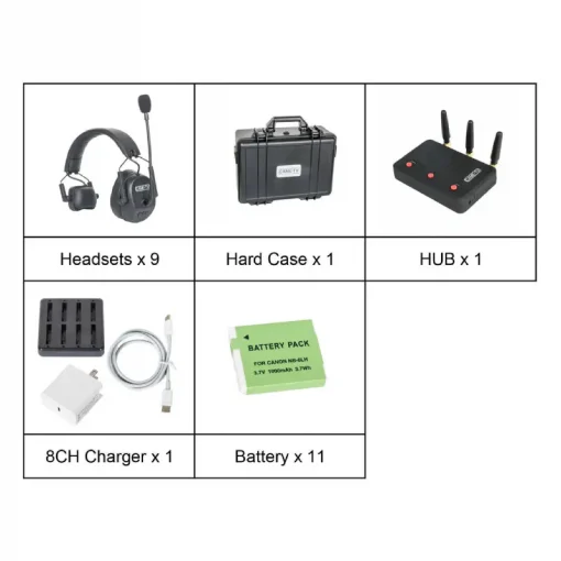 CAME-TV KUMINIK8 Duplex Digital Wireless Headset Pack 9-Description1