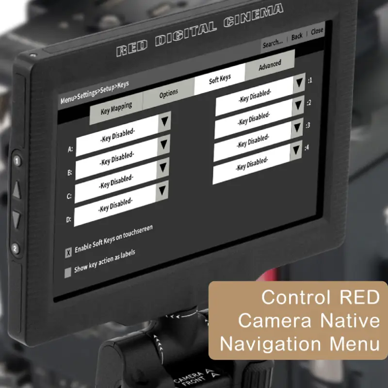 Portkeys OEYE 4K 3G-SDIHDMI EVF With RED Camera Menu Control-Description6
