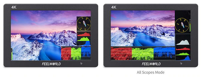FeelWorld T7 Plus 7 inch 3D LUT On-camera Field Monitor-Detail14