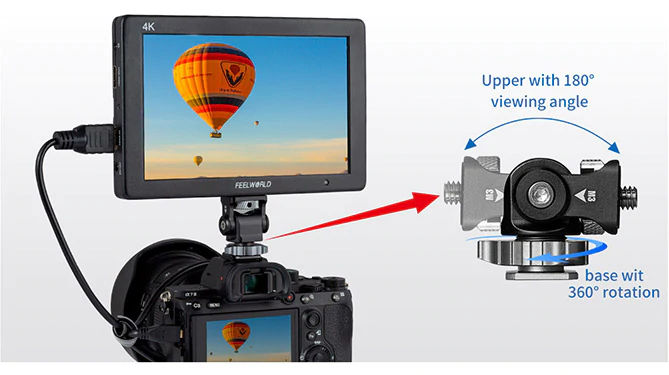 FeelWorld T7 Plus 7 inch 3D LUT On-camera Field Monitor-Detail16
