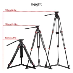 Miliboo MTT609B Carbon Fiber Tripod Kit-Description1