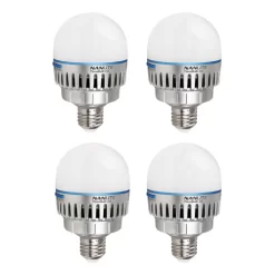 Nanlite PavoBulb 10C RGBWW LED Bulb-4Kit