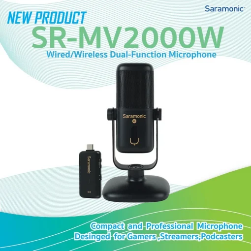 Saramonic SR-MV2000 WiredWireless Dual-Function Microphone-1