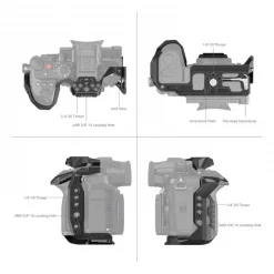 SmallRig 3440 Black Mamba Series Camera Cage for Panasonic Lumix GH6-Description3