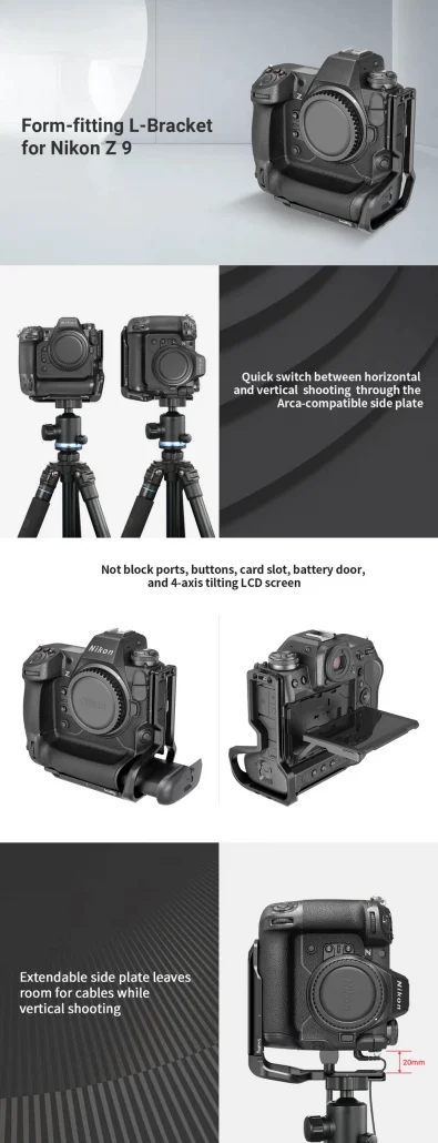 SmallRig 3714 L-Bracket for Nikon Z9-Detail2