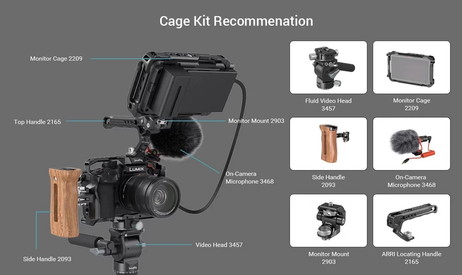 SmallRig 3785 Cage Kit for Panasonic LUMIX GH6-Detail7