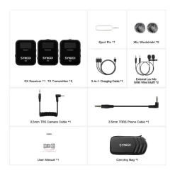 Synco WAir-G2-A2 Ultracompact 2-Person Digital Wireless Microphone-Description8