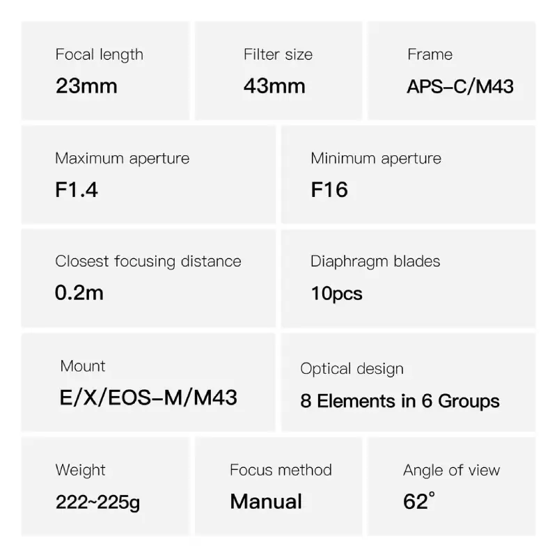 TTArtisan APS-C 23mm f1.4-Description6
