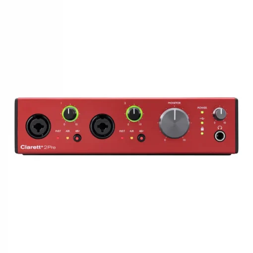 Focusrite Clarett+ 2Pre USB Type-C AudioMIDI Interface-Description1