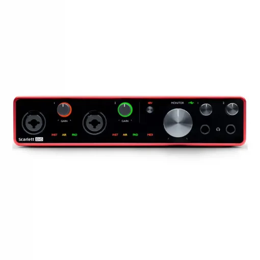 Focusrite Scarlett 8i6 (3rd Gen) USB AudioMIDI Interface-Description1