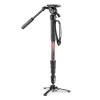 Manfrotto Element MII Video Monopod Aluminium Kit with Fluid Head-Cover