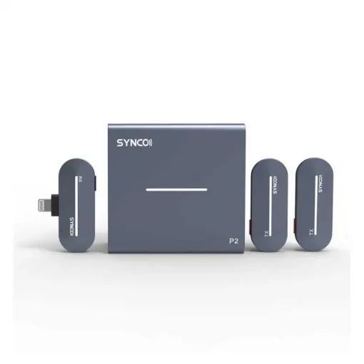 Synco P2 T,L Dual Microphone for Phone-Lightning-blue